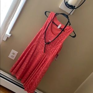 Crimson lace dress NWT